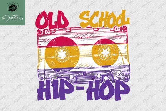 Download Old School Hip Hop 80s 90s Cassette PNG - Old Collection