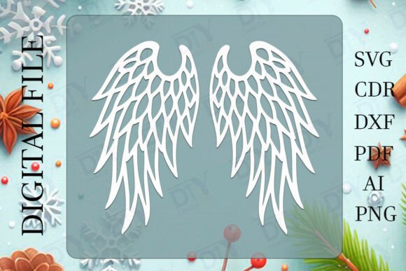 Download Angel Wings DIY Template #23 - Diy Collection