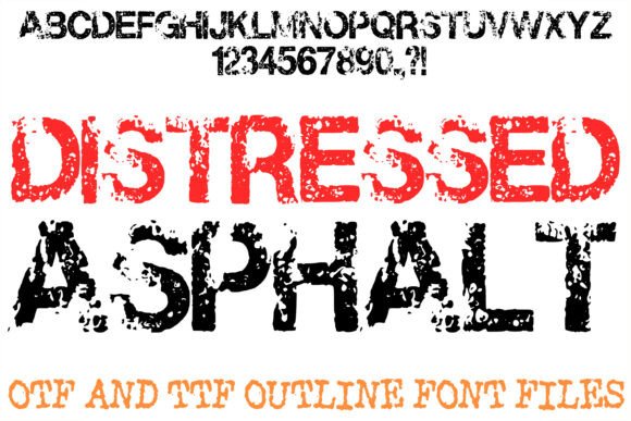 Download Distressed Asphalt - Distressed Collection