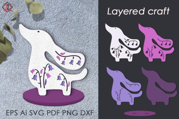 Download Layered Dog Craft / DIY Crafts - Diy Collection