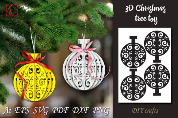 Download 3D Christmas Tree Toy / DIY Crafts_2 - Diy Collection