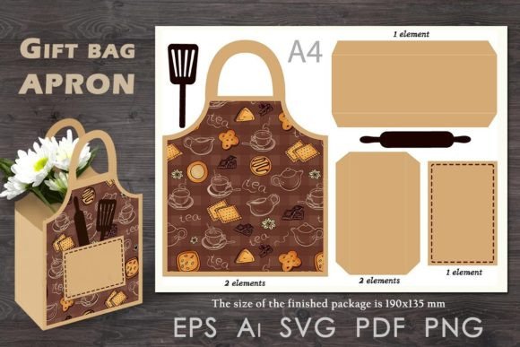 Download Gift Wrapping Apron. DIY Crafts - Diy Collection
